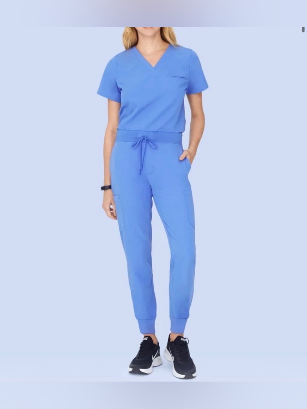 Mandala Ceil Blue Scrub Set Size Small - Picture 2 of 12
